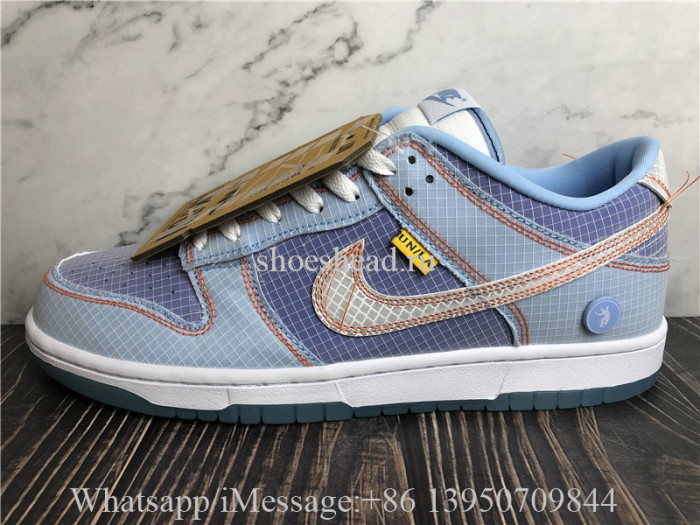 Union La x Nike Dunk Low Passport Pack Psychic Blue