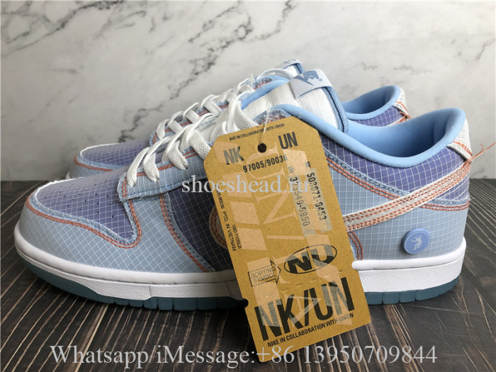 Union La x Nike Dunk Low Passport Pack Psychic Blue