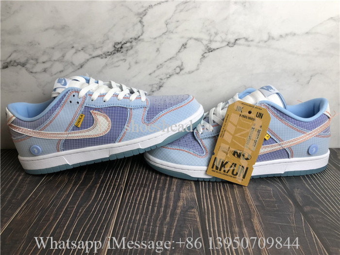 Union La x Nike Dunk Low Passport Pack Psychic Blue