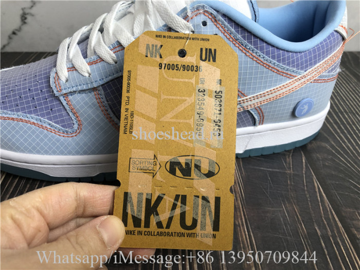 Union La x Nike Dunk Low Passport Pack Psychic Blue