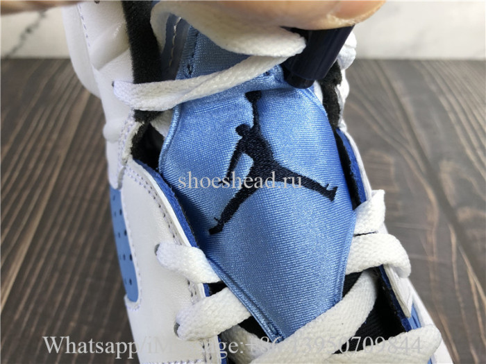 Air Jordan 6 Retro University Blue UNC