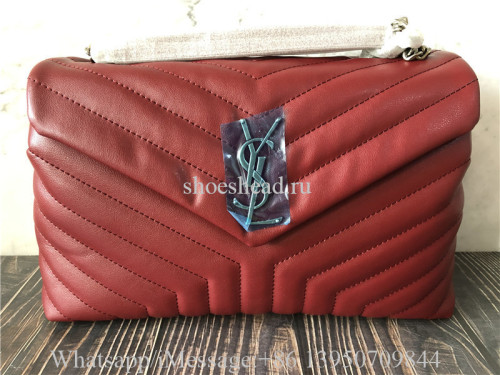 YSL Saint Laurent Monogram Wine Red Bag