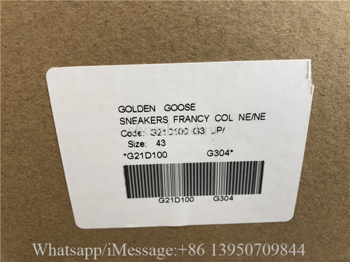 Golden Goose Super-Star Sneakers White Leather With Black Distressed Canvas Heel Tab