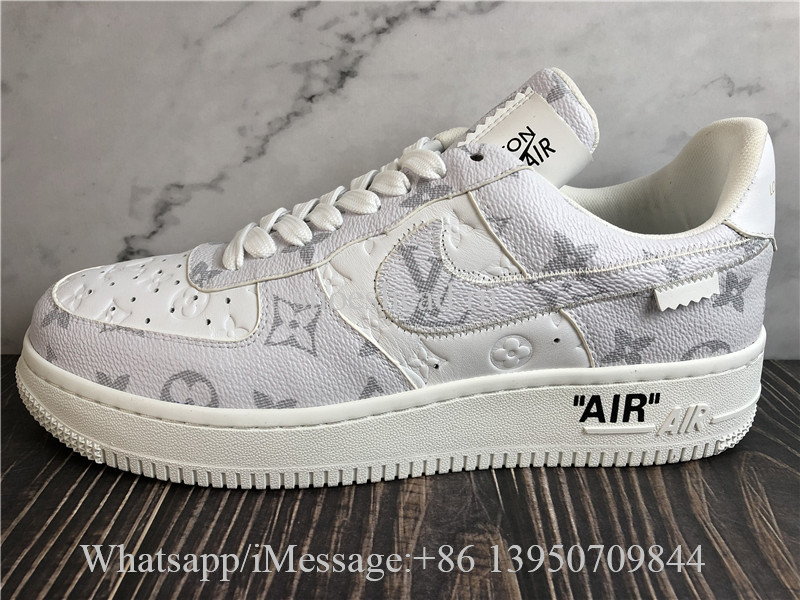 Off White x Nike Air Force 1 Low Louis Vuitton White