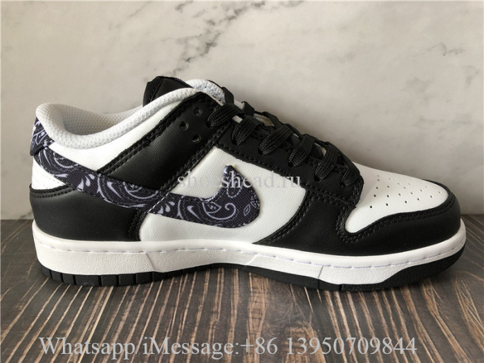 Nike Dunk Low Black Paisley