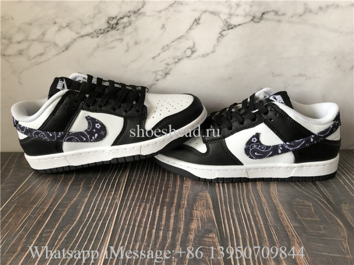 Nike Dunk Low Black Paisley