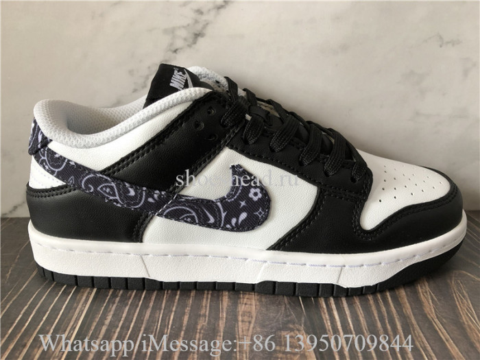 Nike Dunk Low Black Paisley