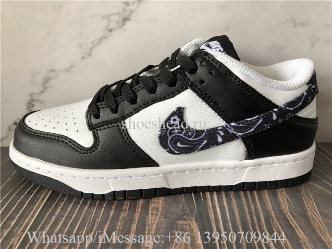 Nike Dunk Low Black Paisley