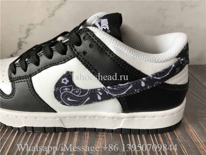 Nike Dunk Low Black Paisley