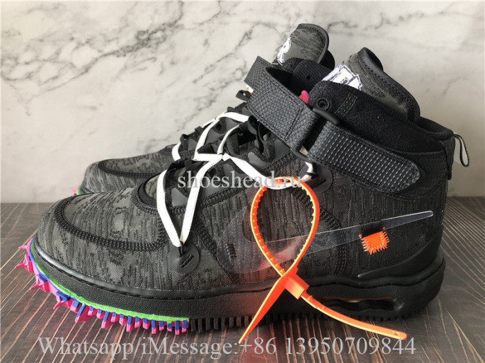 Off White x Nike Air Force 1 Mid Black