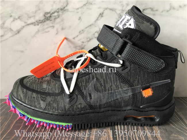 Off White x Nike Air Force 1 Mid Black