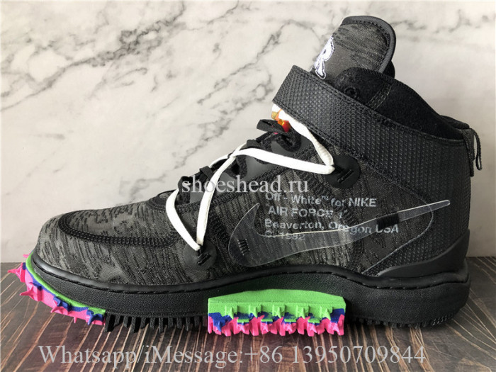 Off White x Nike Air Force 1 Mid Black