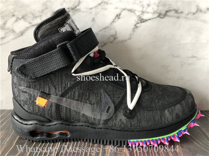 Off White x Nike Air Force 1 Mid Black