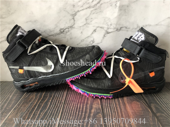 Off White x Nike Air Force 1 Mid Black