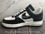 Off White x Nike Air Force 1 Louis Vuitton Black White