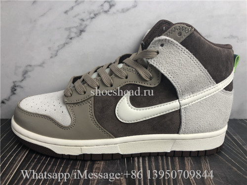 Nike Dunk High Light Chocolate