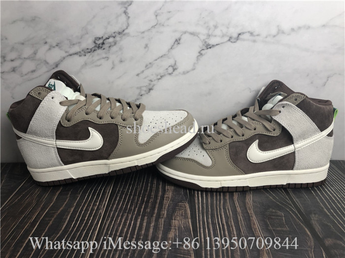 Nike Dunk High Light Chocolate
