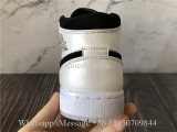 Air Jordan 1 Mid White Black Diamond DH6933-100