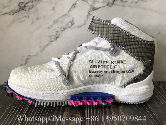 Off White x Nike Air Force 1 Mid White