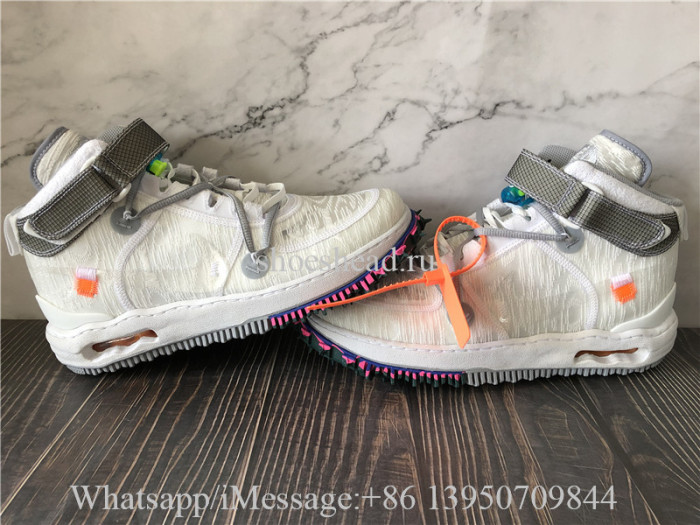 Off White x Nike Air Force 1 Mid White