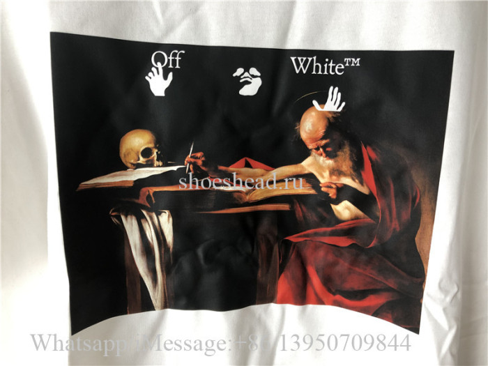 Off White Caravaggio Print Tshirt