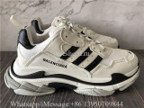 Balenciaga Triple S Adidas Trainer Black White