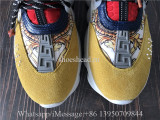 Versace Chain Reaction Baroque-print Sneakers Yellow Suede