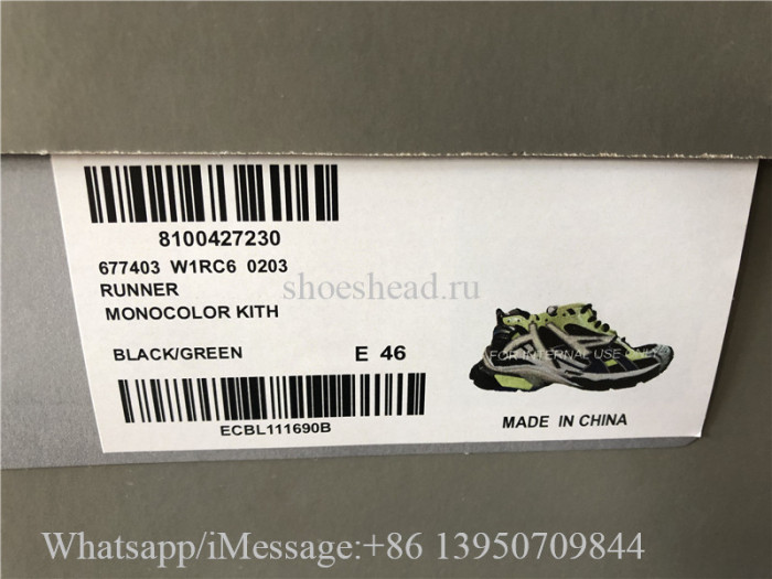 Balenciaga 700 Trainer Black Green Blue