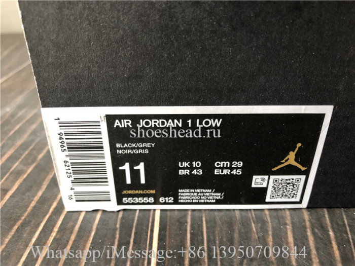 Air Jordan 1 Retro Low Black Toe