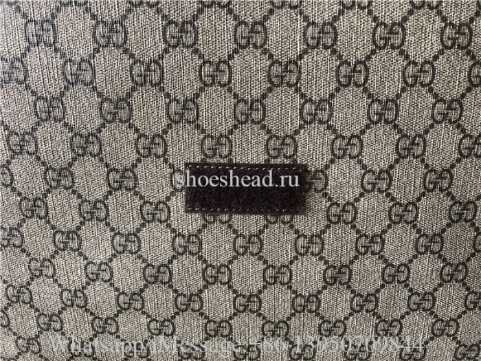 Original Gucci Gray GG Supreme Baby Diaper Bag