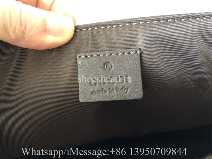 Original Gucci Gray GG Supreme Baby Diaper Bag