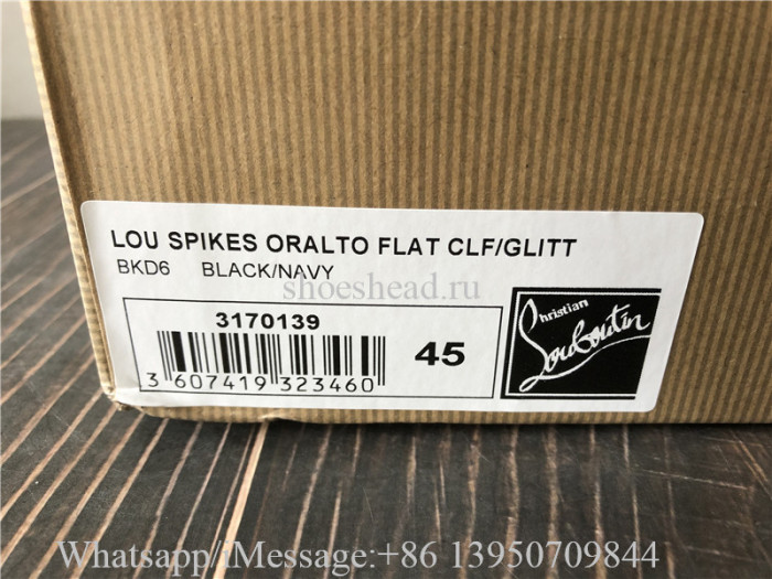 Christian Loubutin High Top Sneaker Back Studs