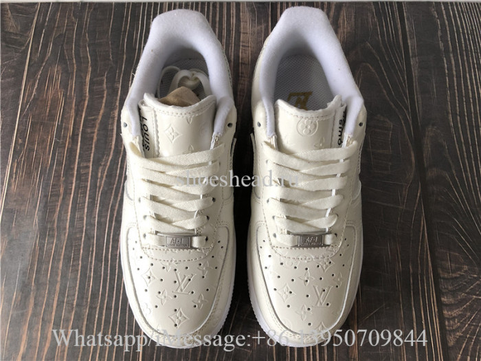 Off White x Nike Air Force 1 Louis Vuitton White