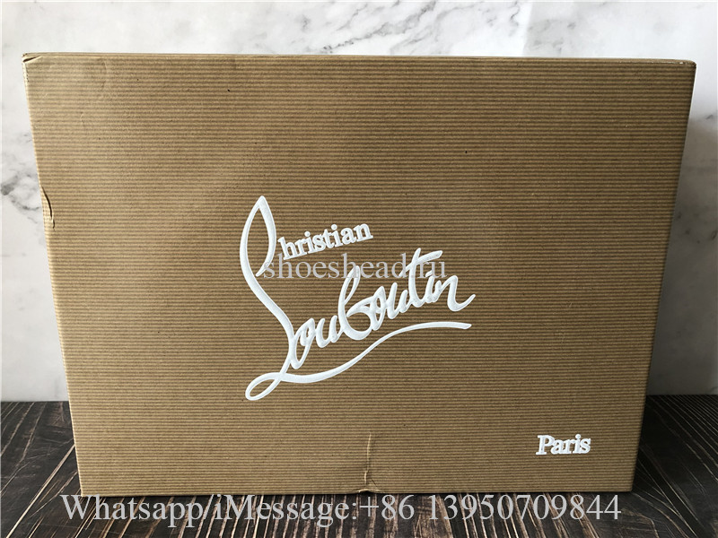 Christian Louboutin Flat Spike High Top Sneaker Studdded