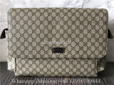 Original Gucci Gray GG Supreme Baby Diaper Bag