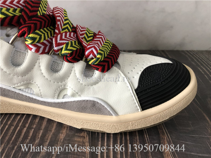 Lanvin Curb Sneaker Grey White