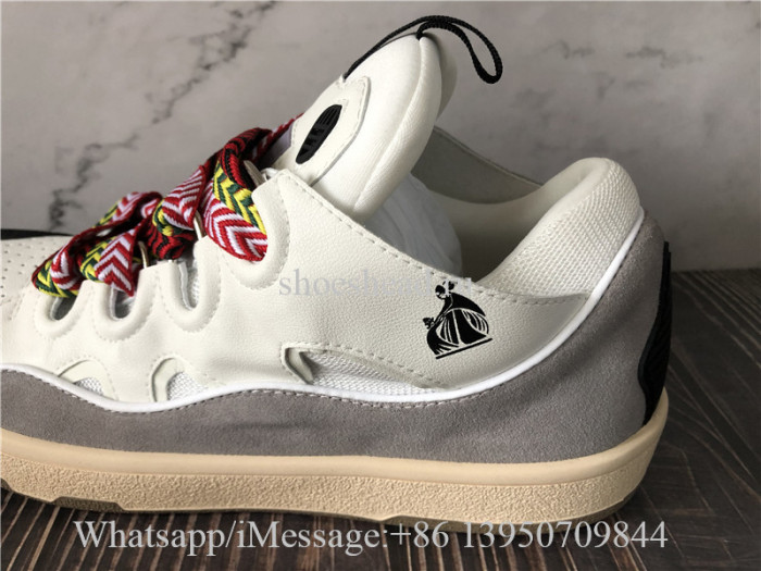 Lanvin Curb Sneaker Grey White