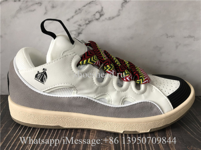 Lanvin Curb Sneaker Grey White