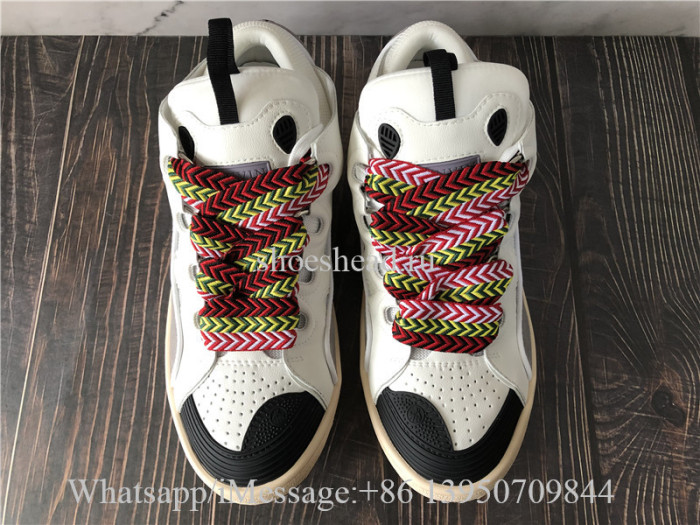 Lanvin Curb Sneaker Grey White