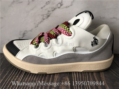 Lanvin Curb Sneaker Grey White