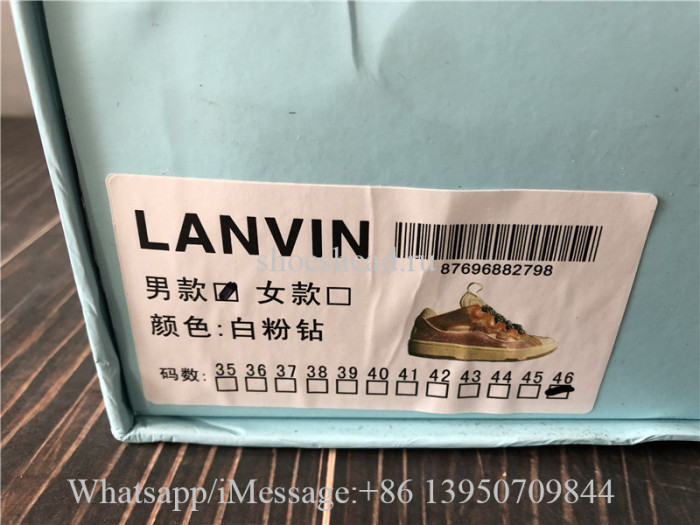Lanvin Curb Sneaker Pink