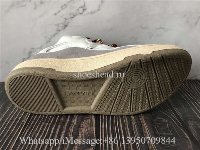 Lanvin Curb Sneaker Grey White