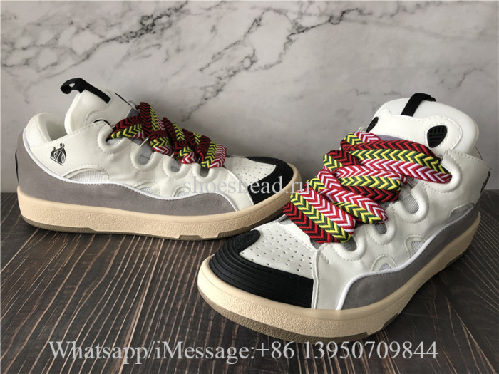 Lanvin Curb Sneaker Grey White