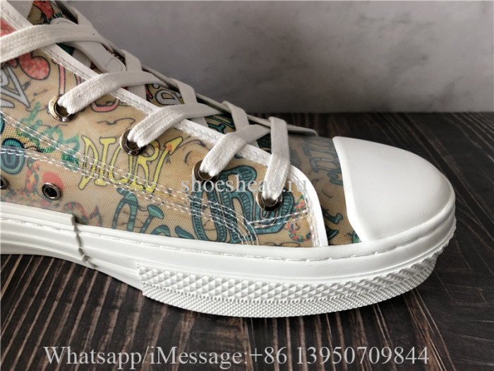 Dior B23 High Top Sneaker Yellow Oblique