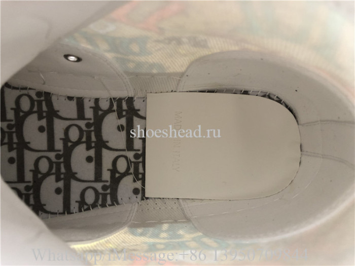 Dior B23 High Top Sneaker Yellow Oblique