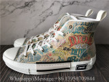 Dior B23 High Top Sneaker Yellow Oblique