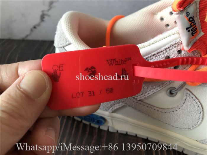 Off White x Nike Dunk Low Lot 31 Of 50