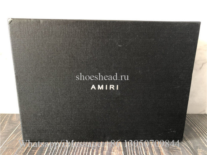 Amiri Pink And White Skeleton Low Top Sneaker