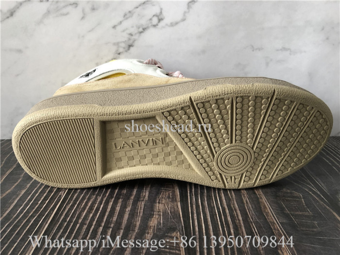 Lanvin Curb Sneaker Yellow White