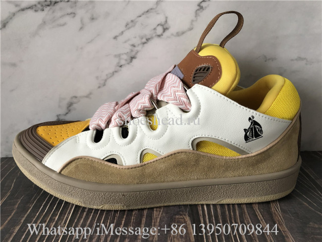 Lanvin Curb Sneaker Yellow White
